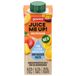 Granini JUiCE ME UP Multivitamin Inhaltsstoffe Erfahrungen