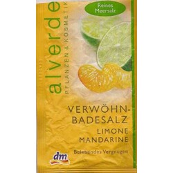 Alverde - Verwöhn-Badesalz Limone & Mandarine