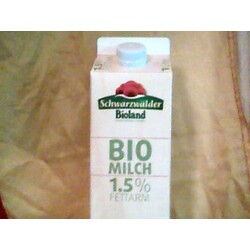 Schwarzwälder Bioland - Biomilch 1,5% Fettarm