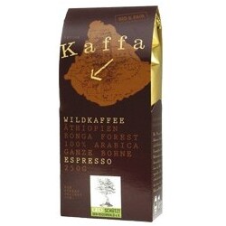 Wildkaffee ''Kaffa'' Espresso, ganze Bohne