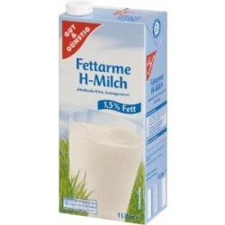 Fettarme H-Milch - 1,5% Fett