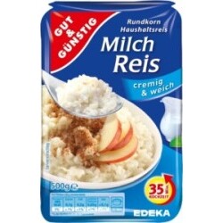 Gut&Günstig Rundkorn Milchreis Spitzenreis 500g/ Rice Pudding Rice