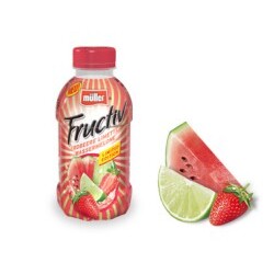 müller - Fructiv Erdbeere-Limette-Wassermelone