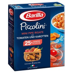 Barilla Piccolini Mini Penne Rigate Pasta Di Hartweizengriess