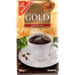 Gut&Günstig - Röstkaffee Gold - entkoffeiniert