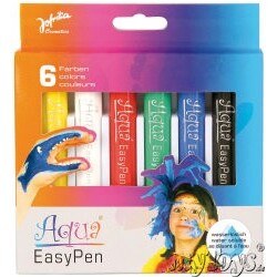 Karnevalsaccessoire Schminkstifte Aqua Easy Pen