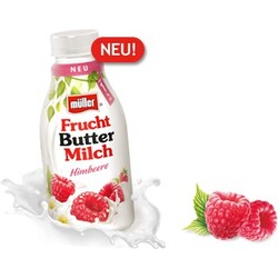 Müller Fruchtbuttermilch Himbeere