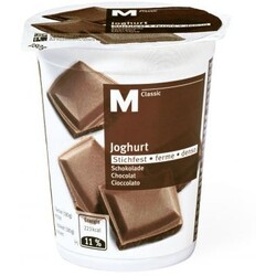 M-Classic Joghurt Schokolade, stichfest