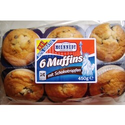 Muffins Mcennedy XXL mit & Schokotropfen Erfahrungen 6 Inhaltsstoffe