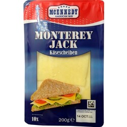 MCENNEDY Monterey Jack Käsescheiben Inhaltsstoffe Erfahrungen 
