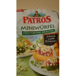 PATROS Miniwürfel Mediterrane Kräuter, 135 g Inhaltsstoffe & Erfahrungen