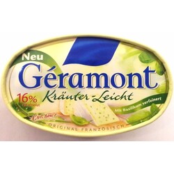 Géramont Kräuter-Leicht, 16% Fett absolut