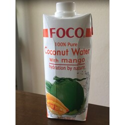 foco Kokosnusswasser mit Mango, 500 ml
