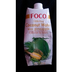 foco Kokosnusswasser mit Ananas, 500 ml