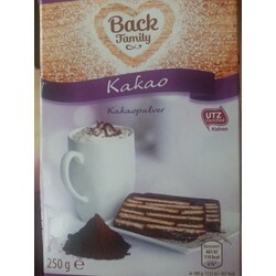 Back Family Kakao Kakaopulver