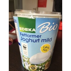 Edeka Bio fettarmer Joghurt mild