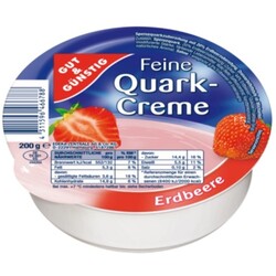 GUT&GÜNSTIG Feine Quark-Creme Erdbeere