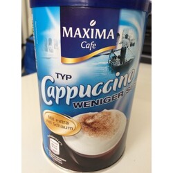 Maxima Typ Cappuccino weniger süss