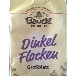 Bauckhof Dinkel Flocken Großblatt, 500 g