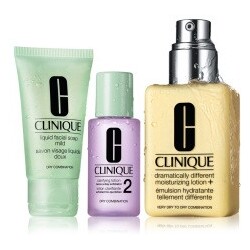 Clinique 3-Step Skin Care - Great Skin Great Deal Skin Type 2 (Gel  Lotion  Tonic)