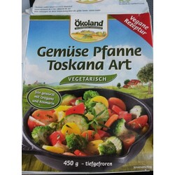 Ökoland Gemüse Pfanne Toskana Art vegetarisch