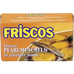 friscos Pfahlmuscheln in pikanter Sauce