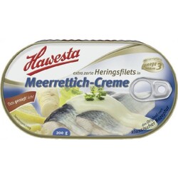Hawesta Heringsfilets in Meerrettich-Creme  200 g