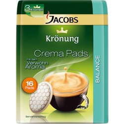 Jacobs Kaffeepads Krönung Crema Balance 16 Pads à 6,5 g