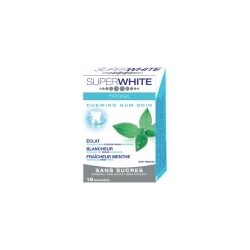 SUPER WHITE Kaugummis Weisse zuckerfrei Box 25 g
