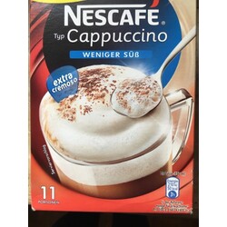 Nescafé Cappuccino weniger süss, 125 g