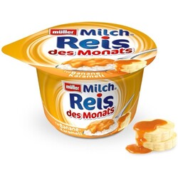 Müller - Milchreis, Typ: Banane-Karamell