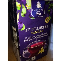 Captains Tea - Heidelbeere Vanille