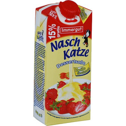 Naschkatze Dessertsoße Vanillegeschmack - 4100910043510 | CODECHECK.INFO