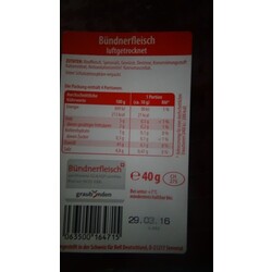 Büdnerfleisch luftgetrocknet 1,2 kg Bell Deutschland