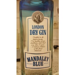 London dry gin mandaley blue