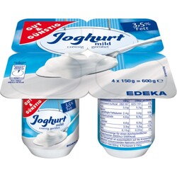 Gut & Günstig - Joghurt mild 4er-Pack