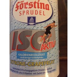 Förstina Sprudel - Zitrone-Grapefruit: ISO AKTIV