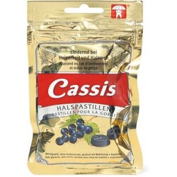 Cassis Halspastillen