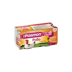 PLASMON pollo omogeneizzato 4M 2 Glas 80 g