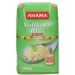 Ahama Vollkorn Reis Langkorn Parboiled, 500 g