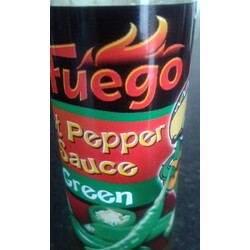 Fuego Hot Pepper Sauce  Green