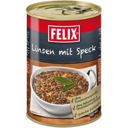 FELIX - Linsen mit Speck