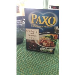 Paxo Celebrations Cranberry And Chestnut Stuffing Mix
