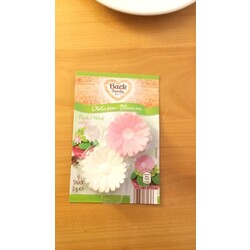 Back Family Oblaten-Blumen Pink/Weiß Essbar