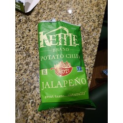 Kettle Brand Potato Chips Hot Jalapeño