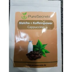 Puresecrets Matcha + Koffeinpower Cappuccino