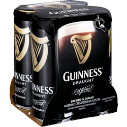 Guinness Draught mit Floating Widget Dose 4x 0,44 ltr
