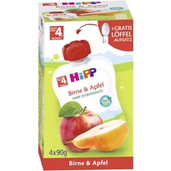 HiPP Birne & Apfel, 4 x 90 g
