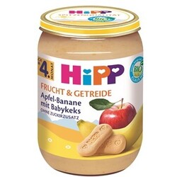 HiPP Frucht & Getreide Bio Apfel Banane mit Babykeks, 190 g