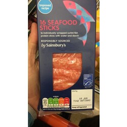 Sainsbury's 16 Seafood Sticks  Responsibly Sourced